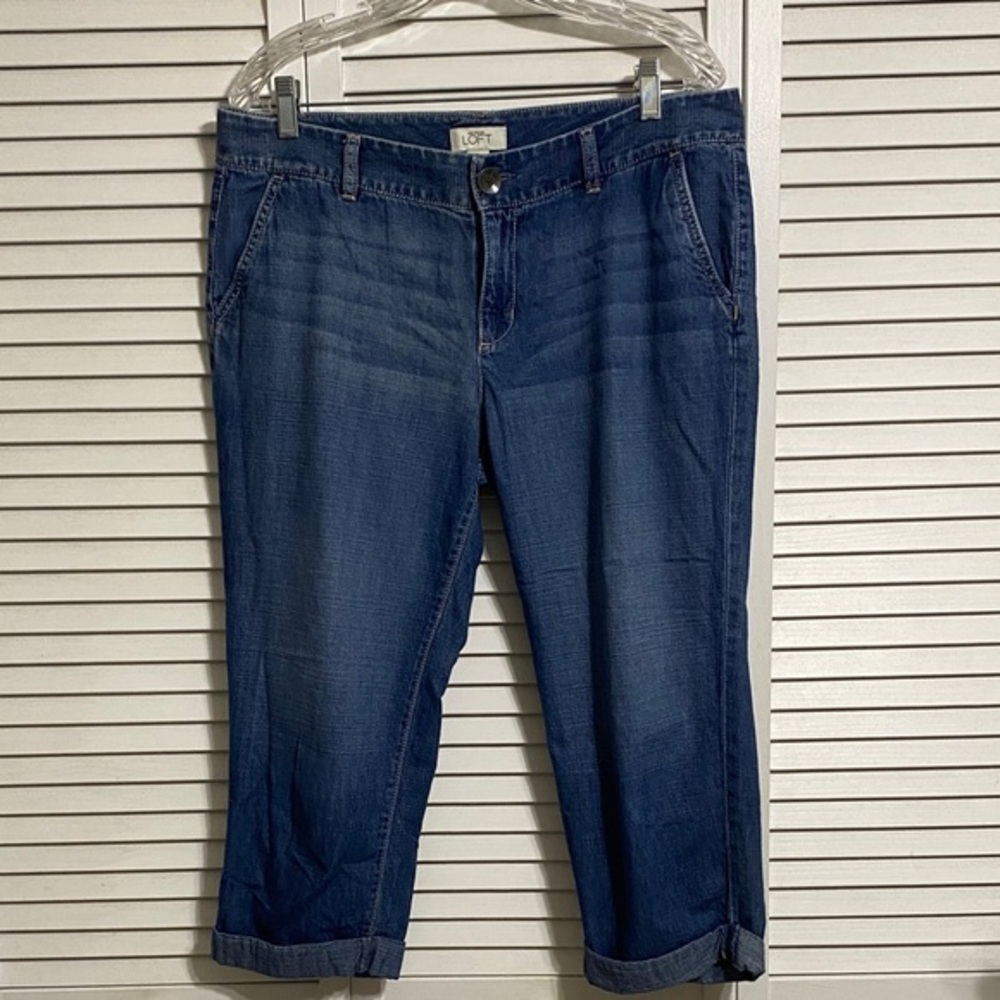 LOFT medium wash cropped Jeans